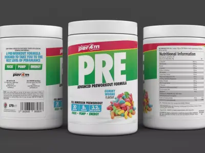Protein Powder 3D model 9
