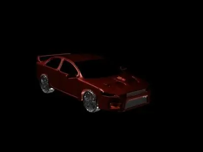 Mitsubishi Evo X Free 3D model