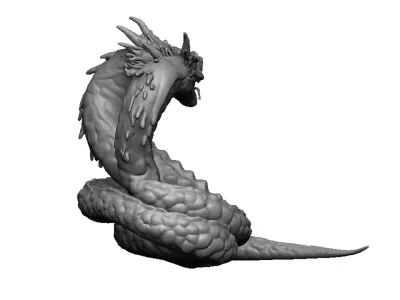 dragon pendant 3D print model