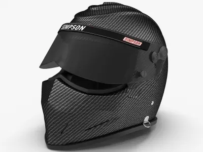 Simpson Diamondback Carbon Low-poly 3D model