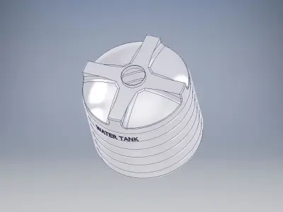 Water Tank 3D model
