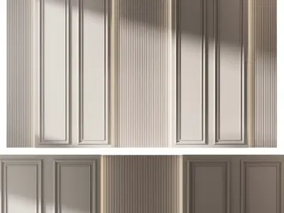 Decorative V44 Wall Panels 3D model