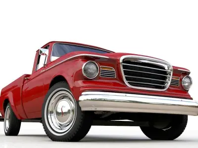 STUDEBAKER CHAMP 1964 3D model
