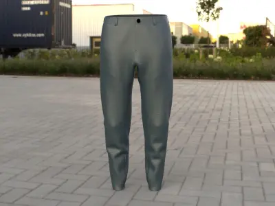 Sporty Fashionable Pant Design 3D model