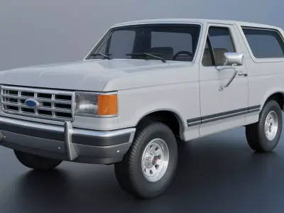 Bronco 1987 3D print model
