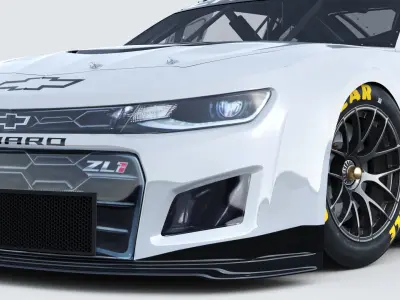 Chevrolet Camaro Nascar NextGen 2022 Template 3D model