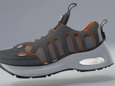 concept running shoe  3D model