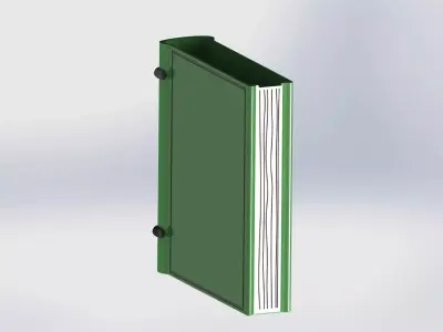 Book-Shaped Vase  Organizer 3D print model