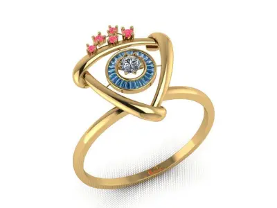 Casual ring 3D print model