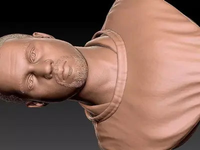 Kanye West 3D print model