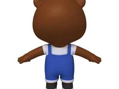 Bear Cartoon 3D model