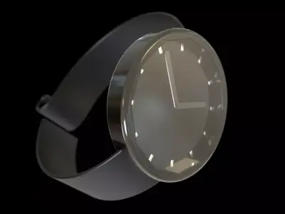 Lit Watch  Free 3D model