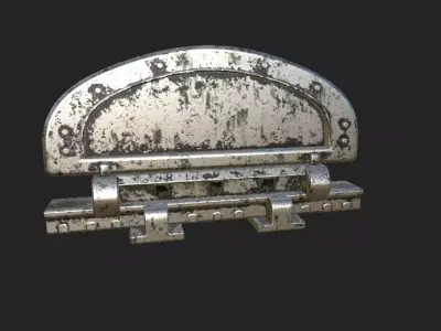 MetalArchBillBoard Low-poly 3D model