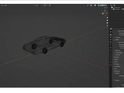 simple impala Free 3D model