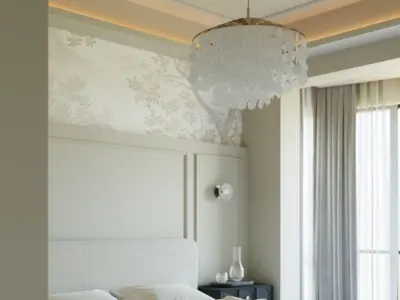Bedroom interior scenes 3D model 16