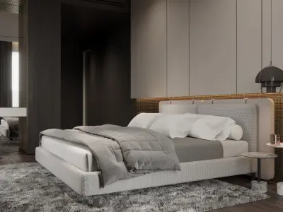 Bedroom interior scenes 3D model 18