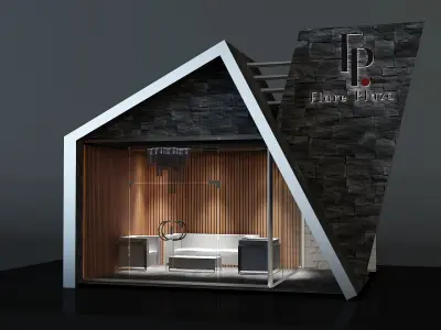 Show Room Store Exhibition a670 H 3D model