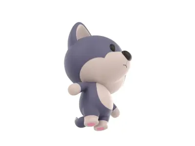 Character023 Wolf 3D model