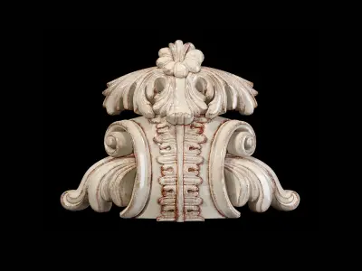 Classic carved 066 3D model