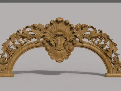 Furniture wood carving file stl for 3D print model Z888 3D print model