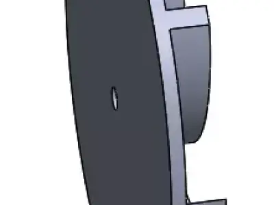 centrifugal impeller fan 3D model