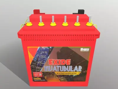 Car Battery 3D model
