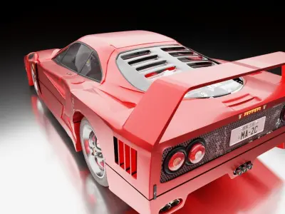 Ferrari F40 3D print model