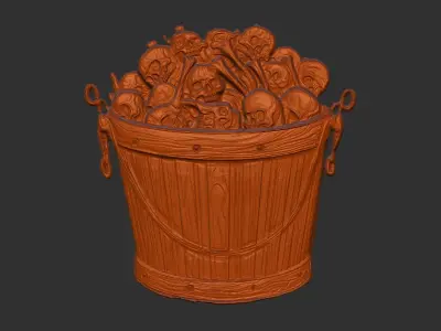bucketskull cnc  3D print model