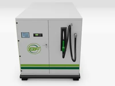 Portable Fuel Dispenser Low-poly 3D model