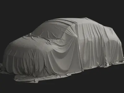 Ordinary Car Cover 05 3D model