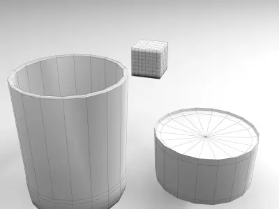 Whiskey tumbler with ice  Free 3D model