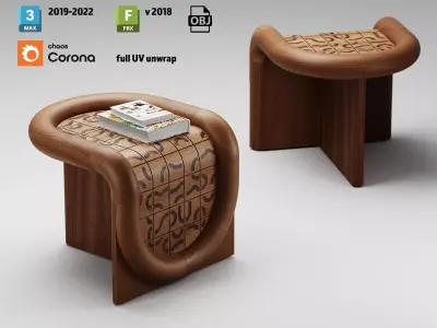 Moruna Side Table by Don Tanani 3D model