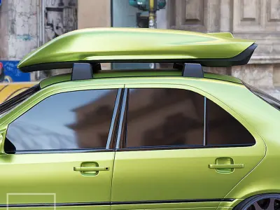 Sport Ski box Roof Box for Diecast 1-24 and 1-64 3D print model