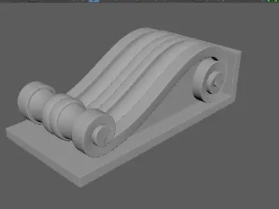 pilaster 3D model purchase