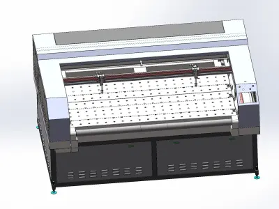 Laser cutting machine 3D model by forestlsls