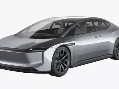 Futuristic Car Concept 3D model