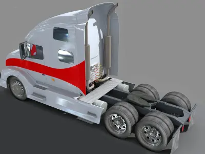 Truck Tractor 05 3D model