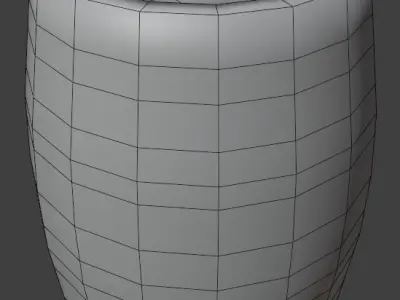 Simple Barrel Free low-poly 3D model