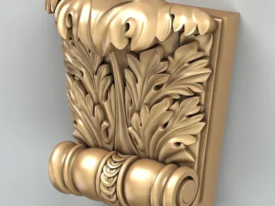 Corbel 010 3D model