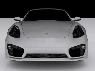 porsche cayman S Low-poly 3D model
