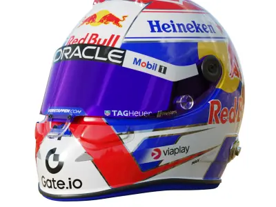 F1 Max Verstappen Helmet 2025 3D model