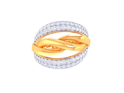 Diamond Ring 3D print model 5