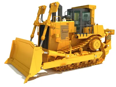 Tracked Dozer 3D model