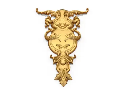 Classic decor ornament 157 3D model