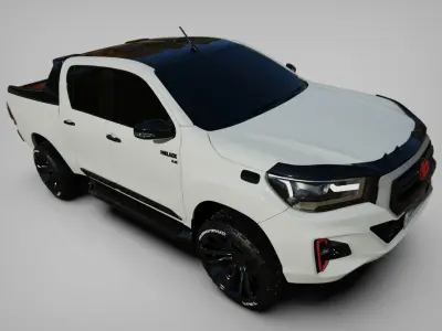 2021 Toyota Hilux Black edition  3D model