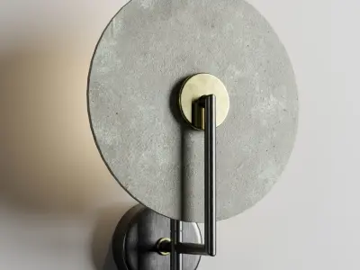 aromas erto g9 wall lamp Low-poly 3D model