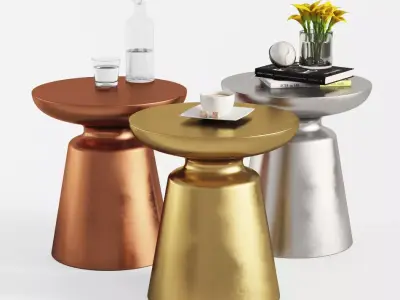 Martini CoffeeTables Set  3D model