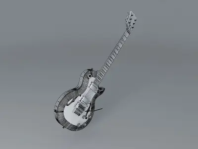 Gibson Les Paul F Hole FRguitar Free 3D model