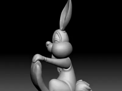 Rabbit - Sleeping beauty - 020 3D print model