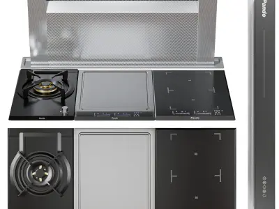 Pando appliance set2 3D model